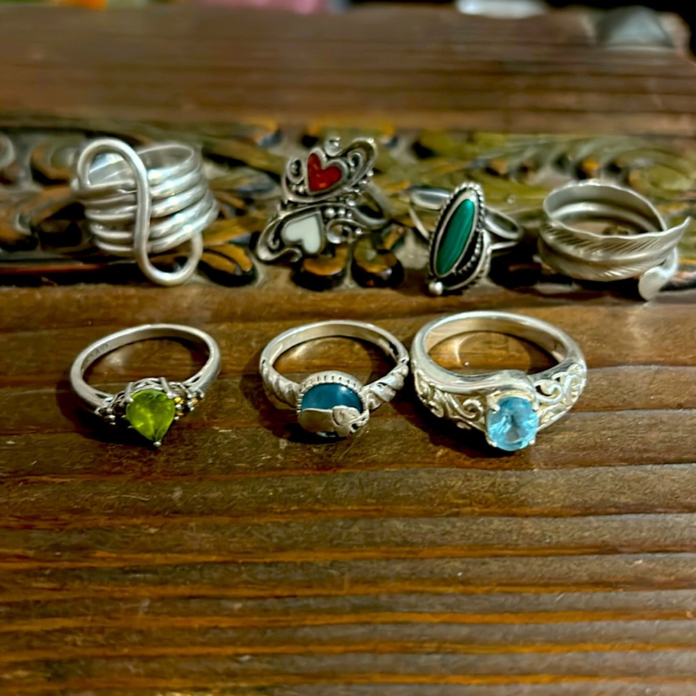 925 Sterling silver rings